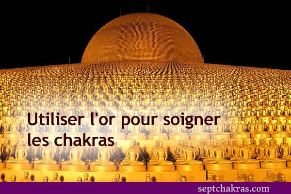 Utiliser l’or pour soigner les chakras