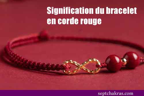 Signification du bracelet en corde rouge