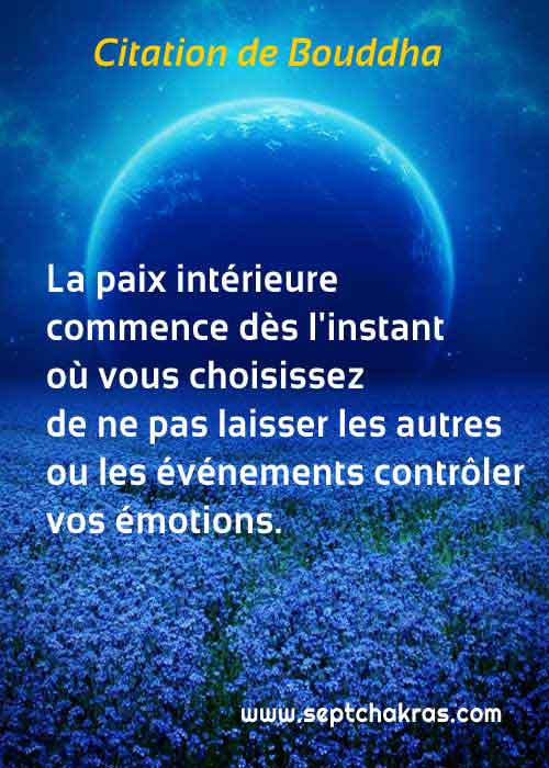 citation bouddha sur la paix