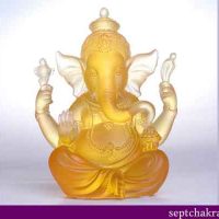 Ganesh en cristal pour attirer la chance