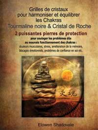 grilles de cristaux pour équilibrer les chakras