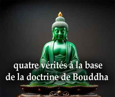 Les quatre vérités à la base de la doctrine de Bouddha